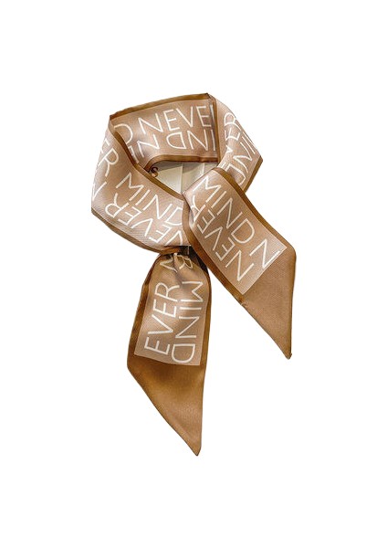 Yeni Ins Küçük Ipek Eşarp Kadın Çok Yönlü Uzun Örgülü Saç, At Kuyruğu Saç Bandı, Flama, Dar Eşarp, Bahar Stili (Yurt Dışından)