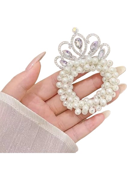 Çocuk Prenses Saç Tarak Taç Taç Taç Kız Bebek Premium Taklidi Saç Tokası Ekle Tarak Küçük Kız Doğum Günü Taç (Yurt Dışından)