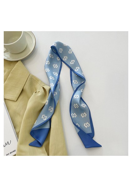 Yeni Ins Küçük Ipek Eşarp Kadın Çok Yönlü Uzun Örgülü Saç, At Kuyruğu Saç Bandı, Flama, Dar Eşarp, Bahar Stili (Yurt Dışından) modelleri