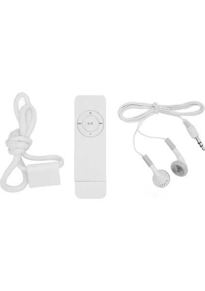 Mini Mp3 Müzik Çalar, Kulaklıklı Taşınabilir Hıfı Kayıpsız 180MAH 64G Hafıza Kartı, Çalışma Sporları Için