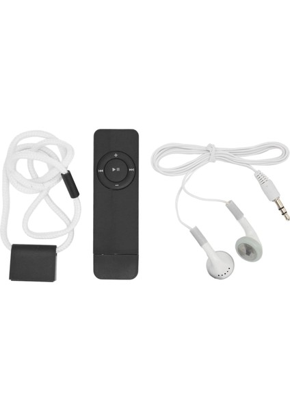 Mini Mp3 Müzik Çalar, Kulaklıklı Taşınabilir Hıfı Kayıpsız 180MAH 64G Hafıza Kartı, Çalışma Sporları Için