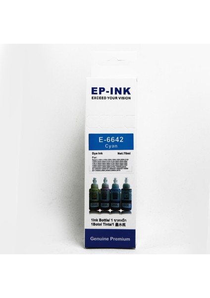 Fast İmage Fast® Epson T6642 T6732 Mavi Şişe Mürekkep 70ML