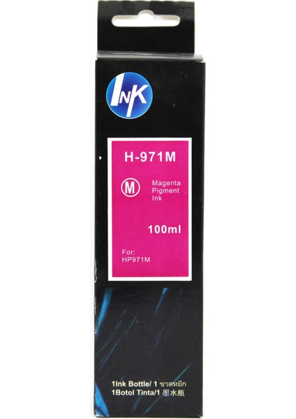 Fast İmage Fast® Hp 971 Pigment Kırmızı Şişe Mürekkep 100ML