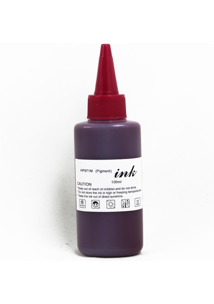 Fast İmage Fast® Hp 971 Pigment Kırmızı Şişe Mürekkep 100ML