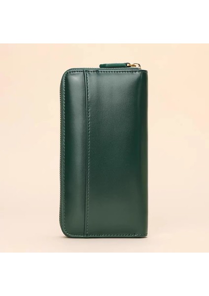 Büyük Kapasiteli Sığır Derisi Kadın Fermuarlı Cüzdan Uzun (Yurt Dışından) fiyatları