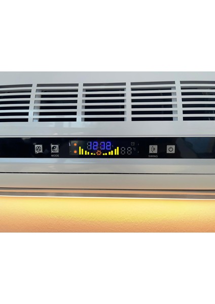 KM-1717 HCL Led Işıklı Duvartipi Seramik Isıtıcı ve Vantilatör