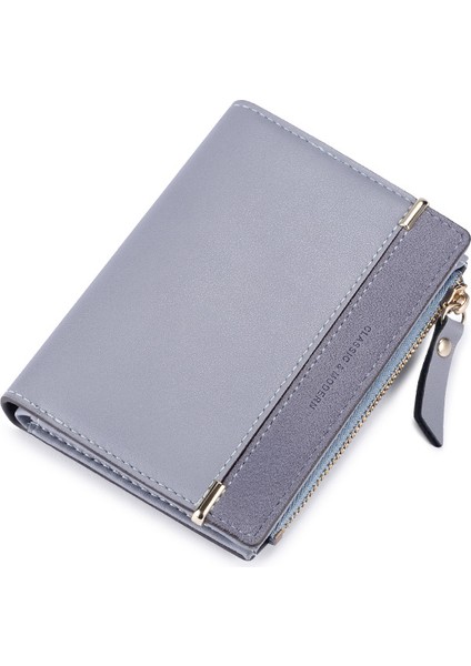 Kadın Kısa Cüzdan Bozuk Para Cüzdanı Cüzdan Klipsi (Yurt Dışından)