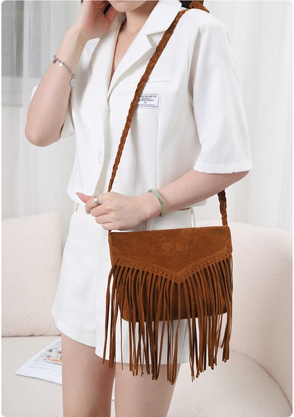 Kadın Püsküllü Omuz Çapraz Çanta (Yurt Dışından) modelleri