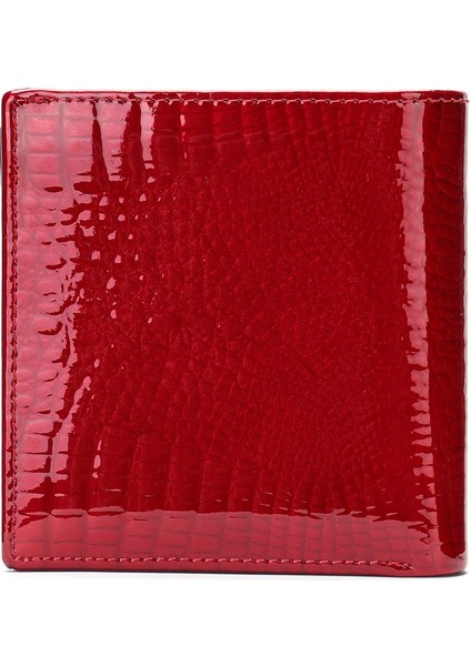 Hakiki Deri Kırpılmış Kadın Cüzdanı Vintage Rugan (Yurt Dışından) fiyatları