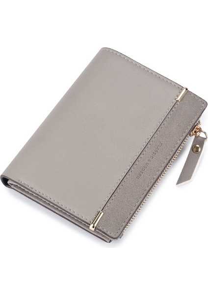 Kadın Kısa Cüzdan Bozuk Para Cüzdanı Cüzdan Klipsi (Yurt Dışından)