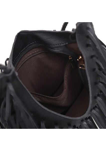 Kadın Püsküllü Omuz Çantası Crossbody Çanta (Yurt Dışından) fiyatları