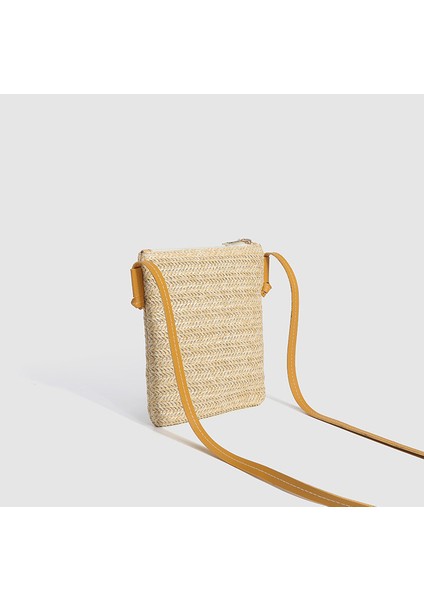 Hasır Tek Omuz Çapraz Çanta Kadın Dokuma Çanta (Yurt Dışından) fiyatları