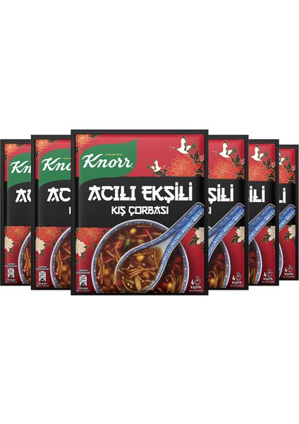 Acılı Ekşili Kış Çorbası 74G x 6 Adet