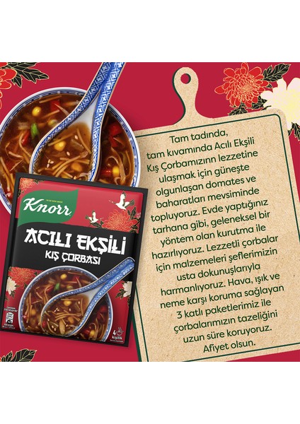 Acılı Ekşili Kış Çorbası 74G x 6 Adet