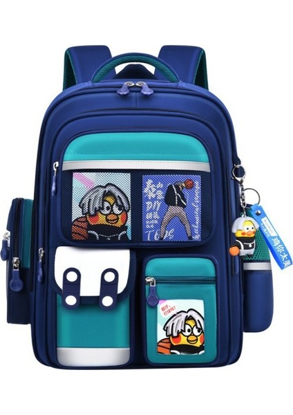 Erkekler ve Kızlar Için Ilköğretim Okul Çantaları Hafif Su Geçirmez Sırt Çantası (Yurt Dışından)