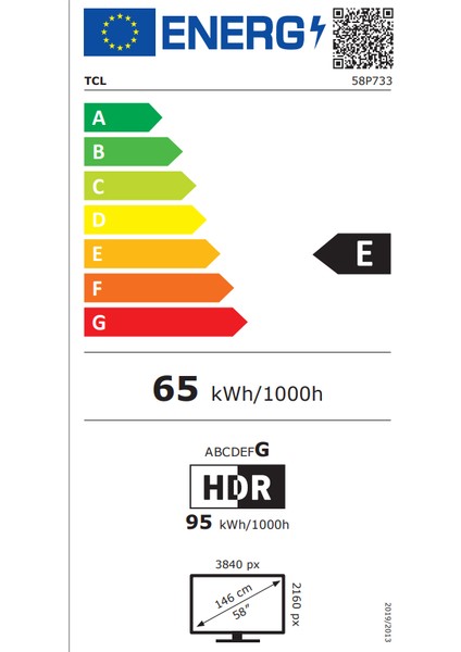 58P733G 58" 147 Ekran Dahili Uydu Alıcılı 4K Ultra HD Smart LED TV