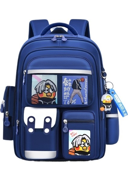 Erkekler ve Kızlar Için Ilköğretim Okul Çantaları Hafif Su Geçirmez Sırt Çantası (Yurt Dışından)