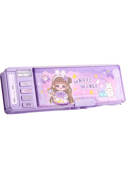 Süper Sevimli Büyük Kapasiteli Karikatür Kalem Kutusu (Yurt Dışından)