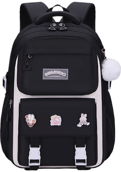 Bayan Ortaokul ve Lise Öğrencisi Okul Çantaları 1-3-6-9-12 Yaş Geniş Kapasiteli Omurga Korumalı Çocuk Sırt Çantası (Yurt Dışından)