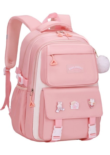 Bayan Ortaokul ve Lise Öğrencisi Okul Çantaları 1-3-6-9-12 Yaş Geniş Kapasiteli Omurga Korumalı Çocuk Sırt Çantası (Yurt Dışından)