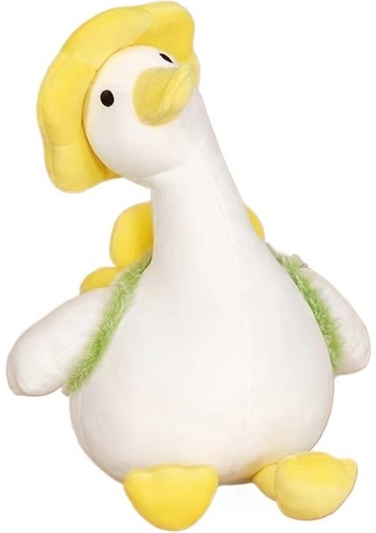 Çiçek Ördek Bebek Peluş Sevimli Küçük Sarı Ördek Bebek Kucaklama Çiçek Ördek Bez Bebek (Yurt Dışından)