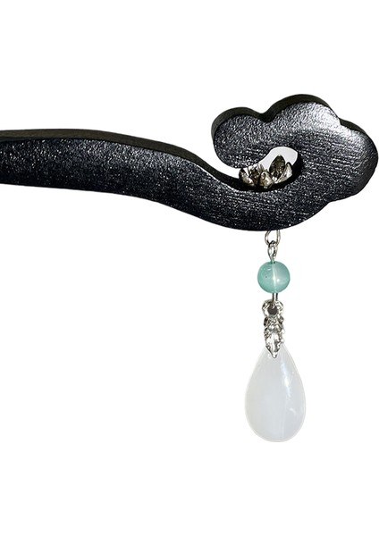 Yeni Çin Tarzı Yeşil Yeşim Saç Tokası, Üst Düzey Tasarım, Niş Antik Stil, Pan Saç Süsü, Kadın Yaz Net Kırmızı Başlık, Saç Tokası Gelgit (Yurt Dışından)