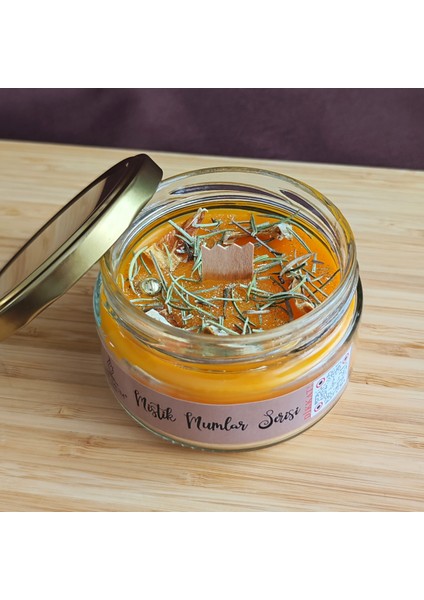 Aşk & Huzur Mumu Biberiye ve Portakal Ritüeli Soya Mum 300 Gr. modelleri