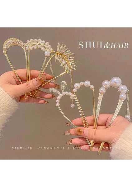 Yeni Inci U-Şekilli Firat Ekle Tarak Saç Tokası, Disk Saç Sabitleme Artefakt, Saç Tokası High-End Sense Yeni Çin Saç Tokası Şapkaları (Yurt Dışından) fiyatları