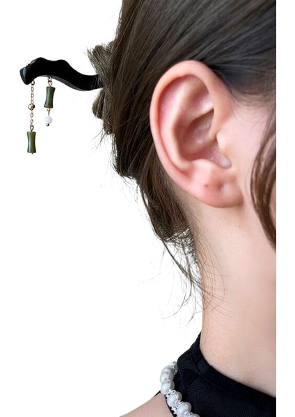 Antik Tarzı Taklit Abanoz Saç Tokası Kadınlar, Yeni Çin High-End Saç Tokası, Modern Saç Tokası, Saç Tokası Bobin Saç Tokası, Saç Tokası Saç Tokası, Saç Tokası Cheongsam (Yurt Dışından)