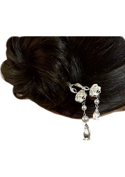 Yeni Çin Tarzı Yeşil Yeşim Saç Tokası, Üst Düzey Tasarım, Niş Antik Stil, Pan Saç Süsü, Kadın Yaz Net Kırmızı Başlık, Saç Tokası Gelgit (Yurt Dışından)