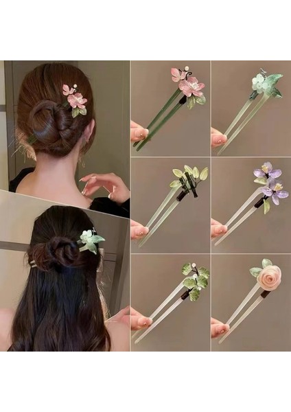 Aoyama Fandel! Nazik Şeftali Çiçeği Saç Tokası! Süper Peri Lüks Duygusu, Niş Mizaç, Ulusal Tarz, Yeni Çin Saç Tokası (Yurt Dışından) fiyatları