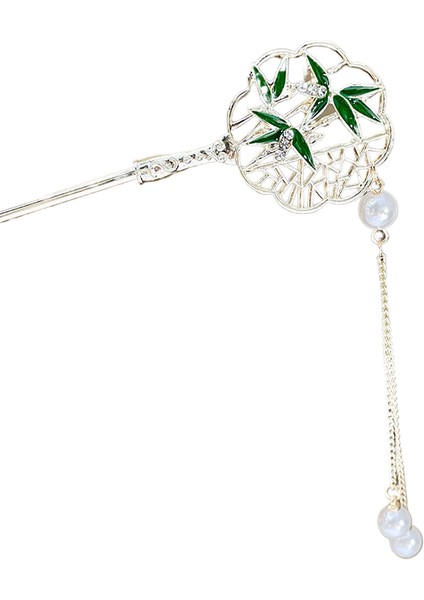 Yeni Çin Tarzı Yeşil Yeşim Saç Tokası, Üst Düzey Tasarım, Niş Antik Stil, Pan Saç Süsü, Kadın Yaz Net Kırmızı Başlık, Saç Tokası Gelgit (Yurt Dışından)