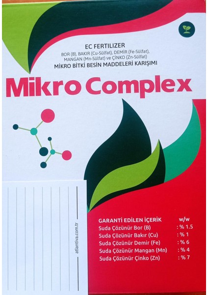 Yaprak Gübresi Combi Iz Element-1 kg