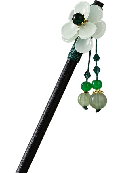 Mahkeme Tarzı, Abanoz Saç Tokası, Antik Stil, Hanfu Çiçekleri, Saç Tokaları, Ulusal Tarz, Püsküller, Adımlar, Sallanan Saç Tokaları, Antik Kostümler, Saç Aksesuarları (Yurt Dışından)