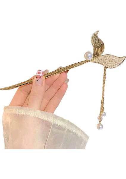 Yeni Inci U-Şekilli Firat Ekle Tarak Saç Tokası, Disk Saç Sabitleme Artefakt, Saç Tokası High-End Sense Yeni Çin Saç Tokası Şapkaları (Yurt Dışından)