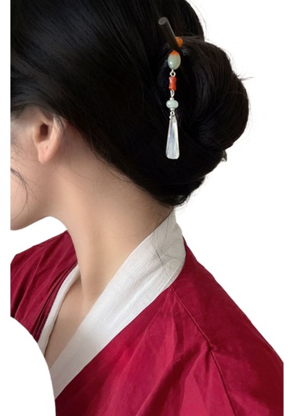 Yeni Çin Geometrik Çiçek Saç Tokası, Antik Stil Kızın Adım Sallamak Saç, Basit Modern High-End Saç Tokası Başlık (Yurt Dışından)