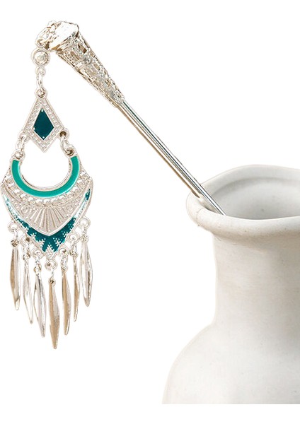 Etnik Saç Tokası, Geometrik Içi Boş Püskül Saç Tokası, Ulusal Gelgit, Damla Şeklinde, Damlayan Yağ, Saç Tokası, Hanfu, Tava Saç Aksesuarları, Dişi (Yurt Dışından)