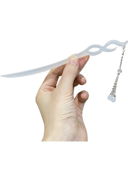 Yeni Çin Tarzı Yeşil Yeşim Saç Tokası, Üst Düzey Tasarım, Niş Antik Stil, Pan Saç Süsü, Kadın Yaz Net Kırmızı Başlık, Saç Tokası Gelgit (Yurt Dışından)