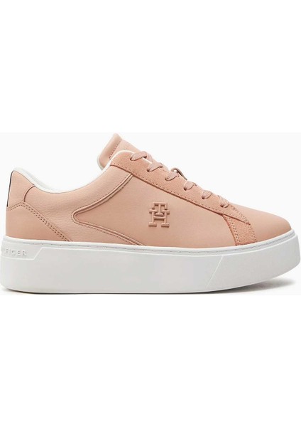 Platform Court Logolu Sneaker