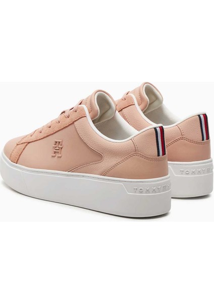 Platform Court Logolu Sneaker