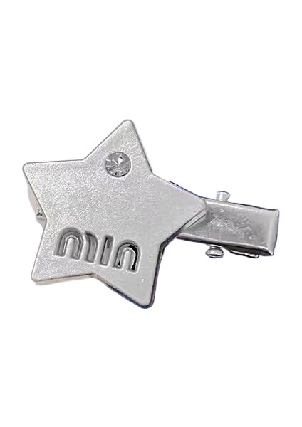 Pembe Kalp Kristal Saç Tokası, Kadınsı Metal Patlama, Alın Ezilmiş Ördek Gagası Klipsi, Yan Klips Saç Süsü (Yurt Dışından)