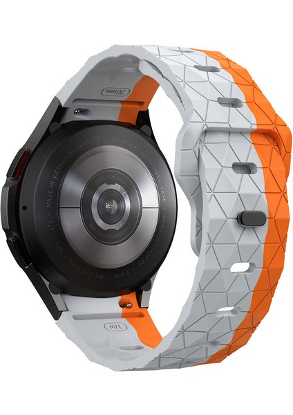Samsung Galaxy Watch 6 47MM Classic Kordon Kayış Prizma Desen Silikon KRD-116 fiyatları