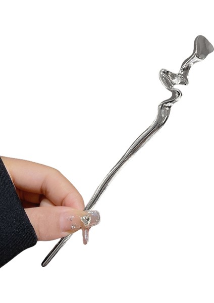 Gümüş Metal Yüksek Kaliteli Saç Tokası, Yaz Saç Tokası, Saç Tokası, Gümüş Saç Süsü, Saç Başlığı, Yaz Saç Tokası (Yurt Dışından)