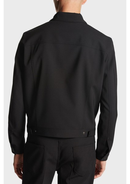 Logolu Streç Yünlü Slim Fit Bomber Kot Ceket Erkek Ceket S74AM1482 S40320 900 fiyatları