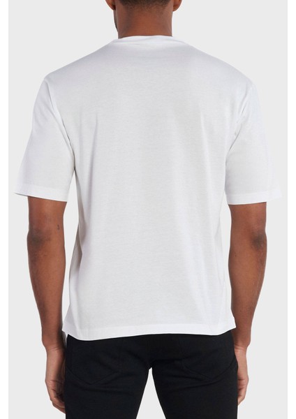 Logolu Pamuklu Regular Fit T Shirt Erkek T Shirt S74GD1268 S23009 100
