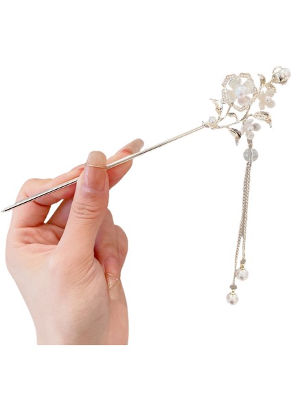 Antik Saç Tokaları, Saç Tokaları, Kadınlar, Yeni Çin Tarzı Saç Tokaları, Sade ve Modern, Üst Düzey Saç Tokaları, Hanfu Başlıklar (Yurt Dışından)