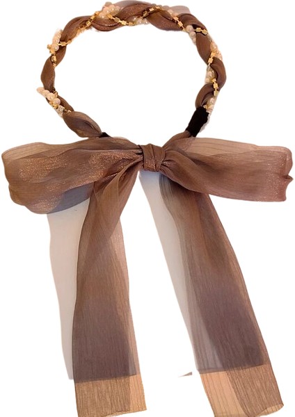 Retro Zincir Örgülü Kafa Bandı, Kadın Flama, Bağlı Saç, Entegre Saç Aksesuarı, Yeni Kafa Bandı Başlığı (Yurt Dışından)