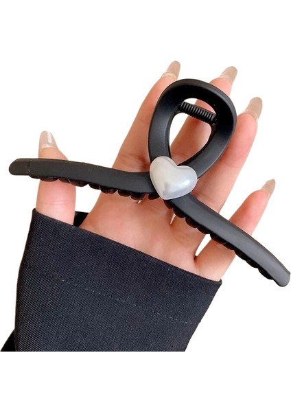 Büyük Boy Mat Kapma Klipsleri Ins Premium Başın Arkası Pan Saç Tokası Kadın Saç Hacmi Köpekbalığı Klip Saç Kartı (Yurt Dışından)