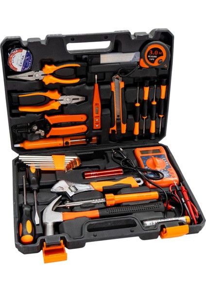 6218 Dolu Takım Çantası Elektrikçi Set 35 Parça