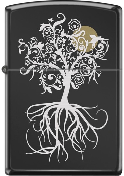 Tree And Moon Design Çakmak - 24756-115820